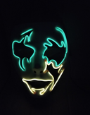 Halloween Skeleton Mask LED Glow Scary EL-Wire