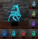 Deer 3D 7Color Touch Control LED Night Illusion