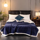 Double fleece blanket thick