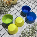 Nonstick Reusable Silicone Cupcake Liners Baking Cups 12