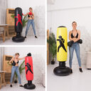 Fitness Inflatable Boxing Column Fighting Sandbag Vertical Venting
