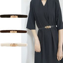 Waistband Female Fine Leather Belt Trims The Body