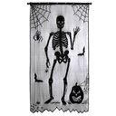 Halloween pattern curtain