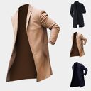 Fashion Winter Men's Trench Long Jackets Coats Overcoat