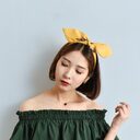 Cat wide hair band tie tiara