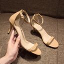 Strap stiletto heels