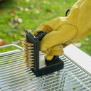 All In One Grill Scraper And Steel Brush