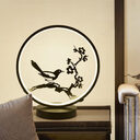 Chinese style ceramic table lamp LED