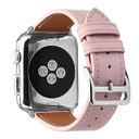 Leather smart watch strap