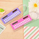 Solar Mini Calculator Magnifier Multifunction Ultra-thin Ruler Office