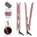 Professional Glitter Hair Flat Iron Titanium Plate Diamond