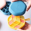 Silicone 12 Cavity Hexagon 3D Ice Mold DIY