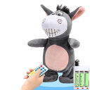 Electronic Robot Donkey Remote Control Kids Plush Toy