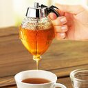 Squeeze Bottle Honey Jar Container Bee Drip Dispenser