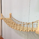 Wall cat furniture pine hanging