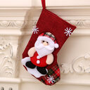 Christmas gift bag hanging socks