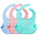 Baby food Bib meal silicone saliva bag