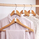 Plastic Closet Stack Hanger Rack Multi-function Wardrobe Space-saving