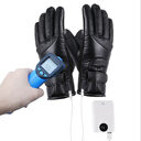 Winter Electric Heated Gloves Windproof Cycling Warm Heating