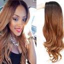 Wig female gradient chemical fiber