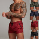 Mens Trunks Shorts Training Running Sports Gym Jogging