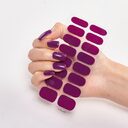 Nailart Sticker Pure Solid Color Self Adhesive Nail