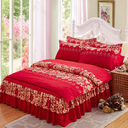 Bilateral bed skirt bedspread Simmons cover