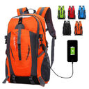 USB rechargeable bag new double shoulder male large