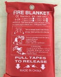 Fire Blanket Fiberglass Flame Retardant Emergency Survival Shelter