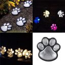 Solar Powered Animal Paw Print Lights LED Lamps