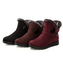 Winter Women Boots Flock Warm Ankle Snow Platform
