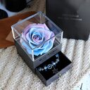 Eternal Flower Rose Jewelry Box for Birthday Presents