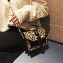 Korean Style Leopard Print Shoulder Bag Crossbody Bags