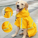 Hooded Slicker Dachshund Doggy Dog Poncho With Leash