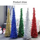 Artificial Tinsel Up Christmas Tree With Stand Gorgeous