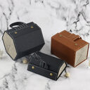 5 Slots Foldable Multiple PU Leather Sunglasses Eyeglasses