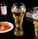 Hercules Beer Cup World Football Glass