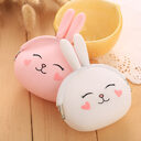 Cartoon silica gel zero purse Korean lovable rabbit
