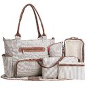 Large capacity diaper bag for baby mom