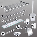 Towel rack set 304 stainless steel bathroom hardware