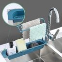 Telescopic Sink Rack Holder Expandable Storage Drain Basket