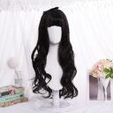 Long roll wig air bangs COS dyed