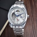 Relogio Masculino Men Tourbillon Watches Stainless Steel Band