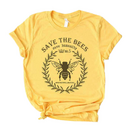 Letter printed round neck short sleeve t-shirt
