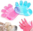 Pet finger grooming brush massage