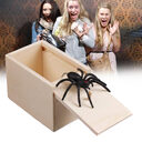 Prank Spider Wooden Scare Box Trick Play Joke