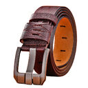 Versatile leather belt for men