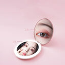 Mini makeup mirror with led light 2X Magnifying