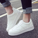 New Spring Thick White Shoes Casual Female Korean