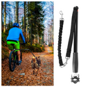 Bicycle Walking Dog Leash Chain Loading and Unloading